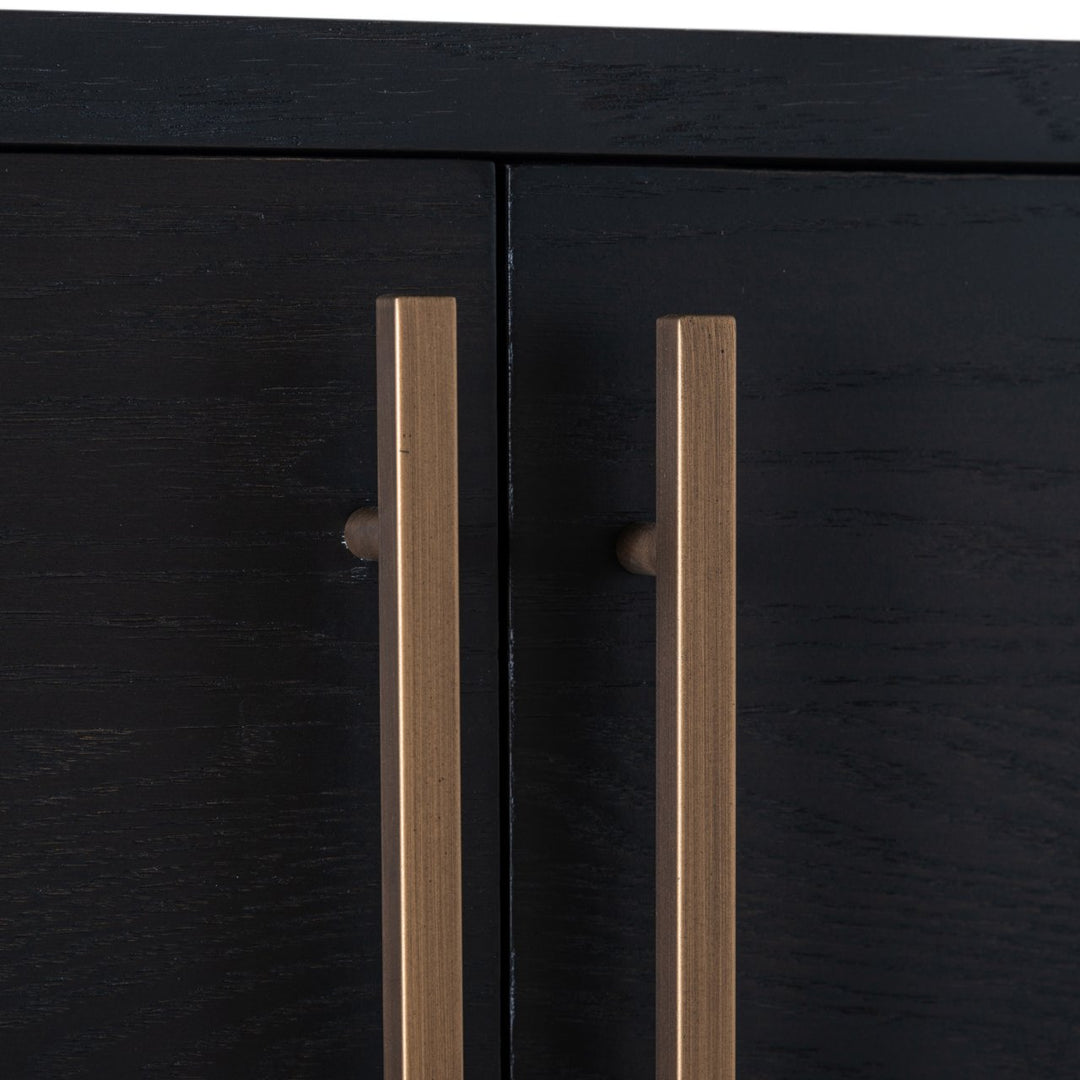 Cambon dark coffee wall cabinet