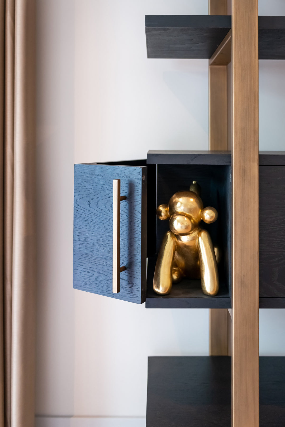 Cambon dark coffee wall cabinet