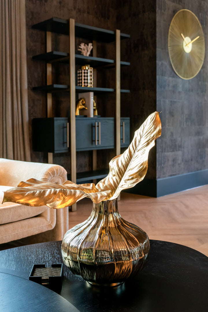 Cambon dark coffee wall cabinet