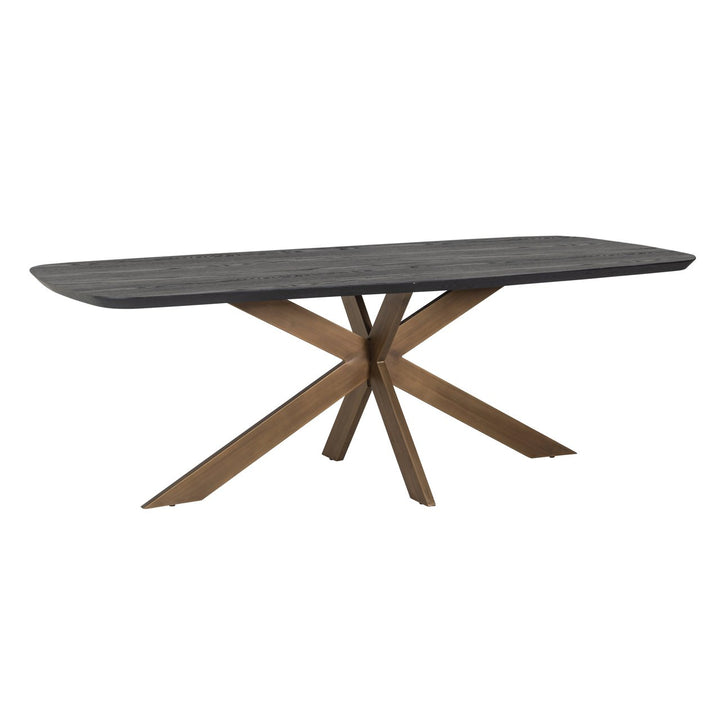 Eettafel Cambon dark coffee danish oval 230