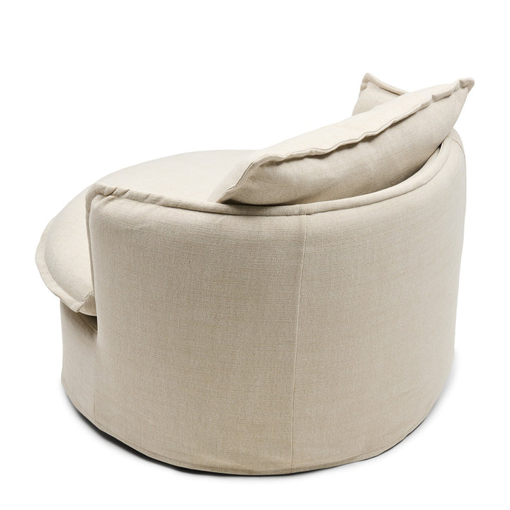Rivièra Maison Alcudia Lounge Sessel Classic Linen Dune Natural