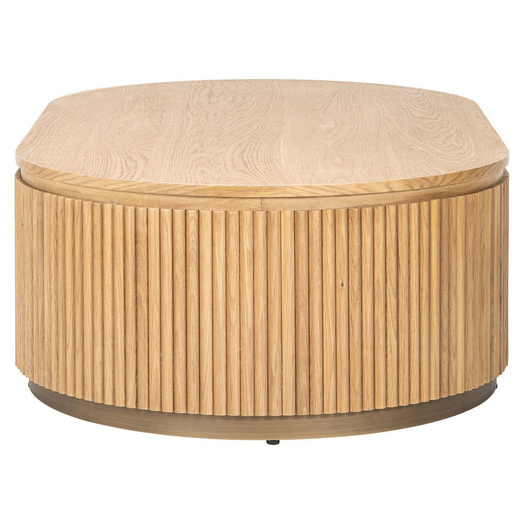 Belfort natural oak coffee table