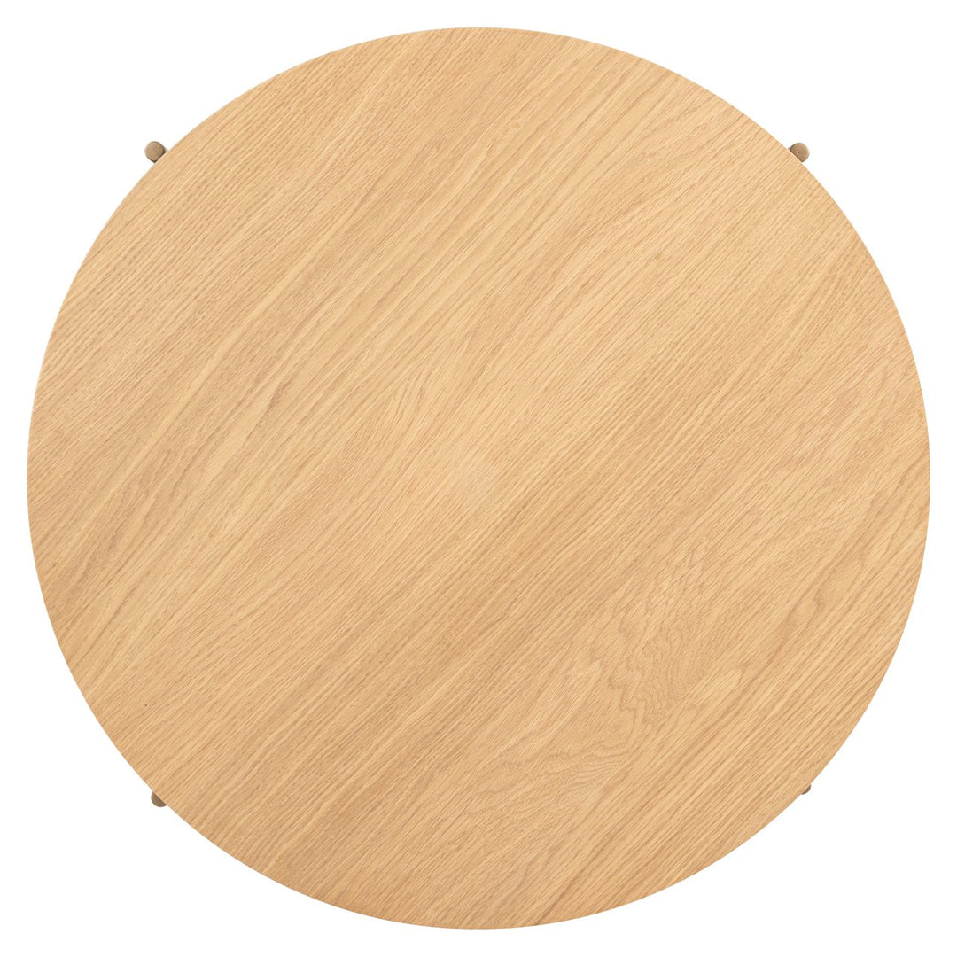 Belfort natural oak coffee table 85Ø