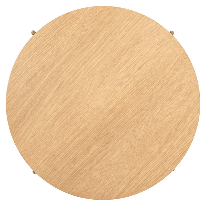 Belfort natural oak coffee table 85Ø