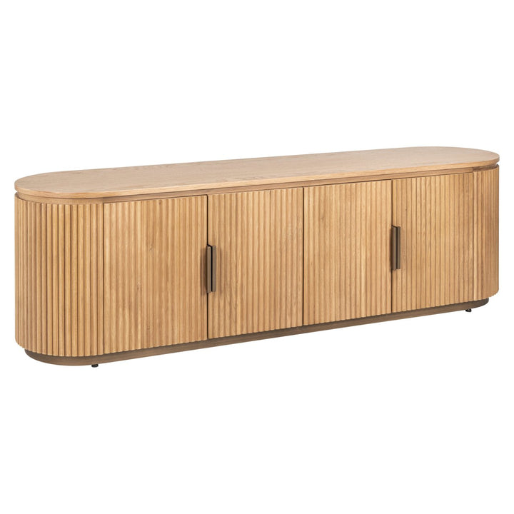 Belfort TV cabinet, natural oak