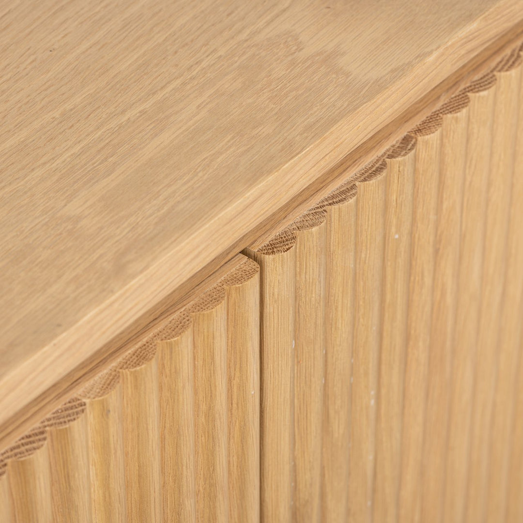 Belfort TV cabinet, natural oak