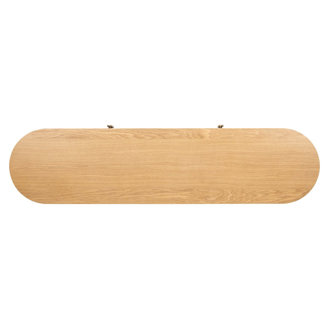 Belfort TV cabinet, natural oak