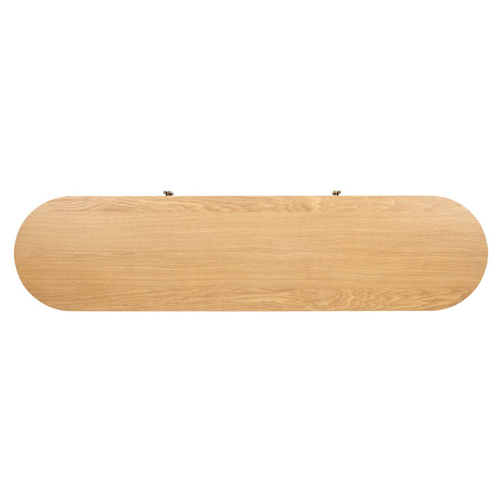 Belfort TV cabinet, natural oak