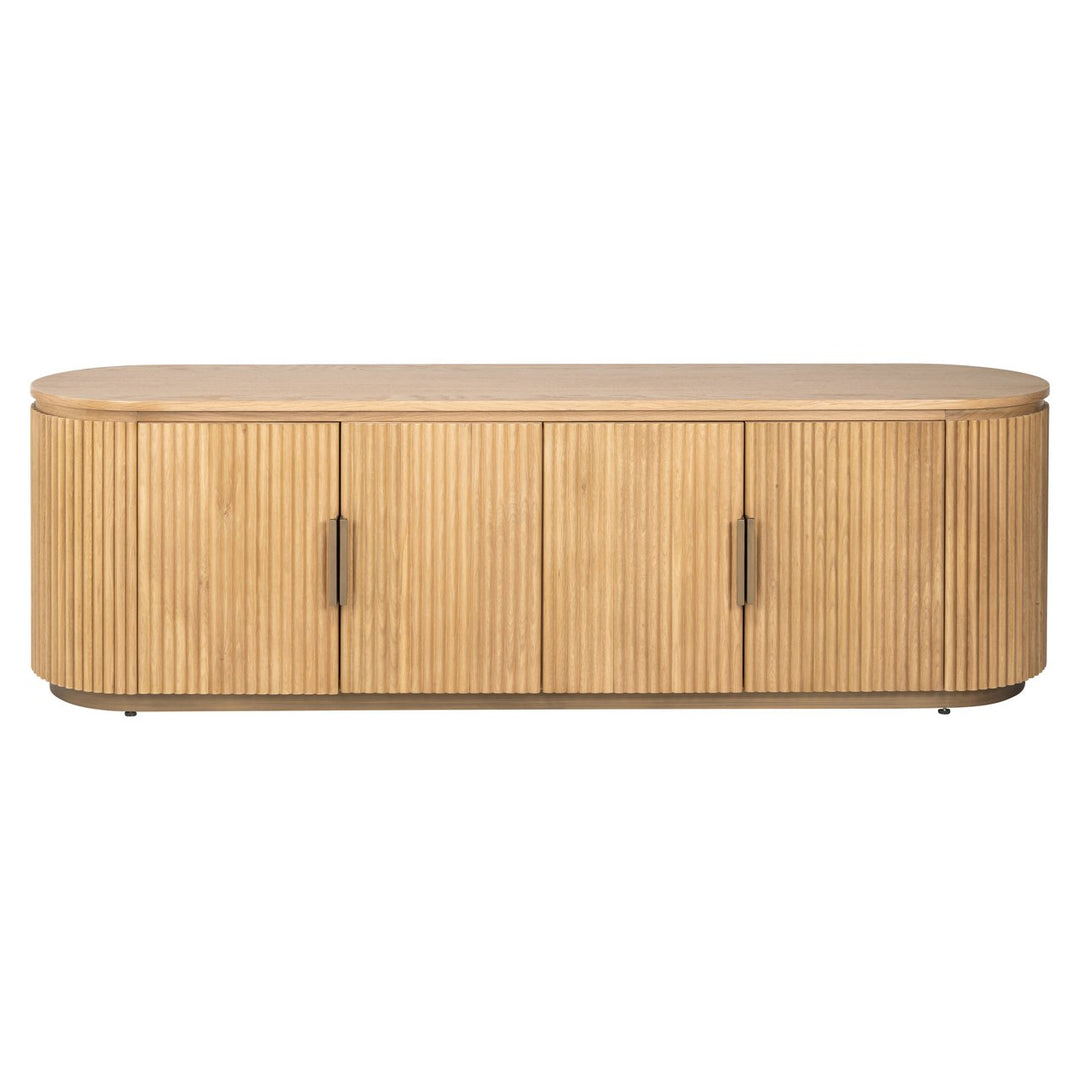 Belfort TV cabinet, natural oak