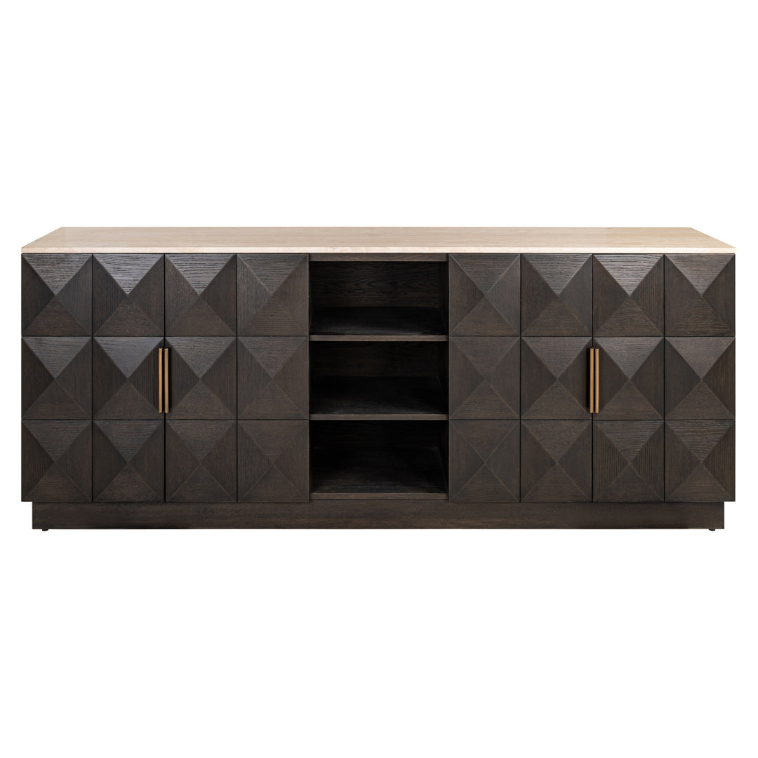 Richmond Dressoir Claremont Bruin 4-deurs 2-planken