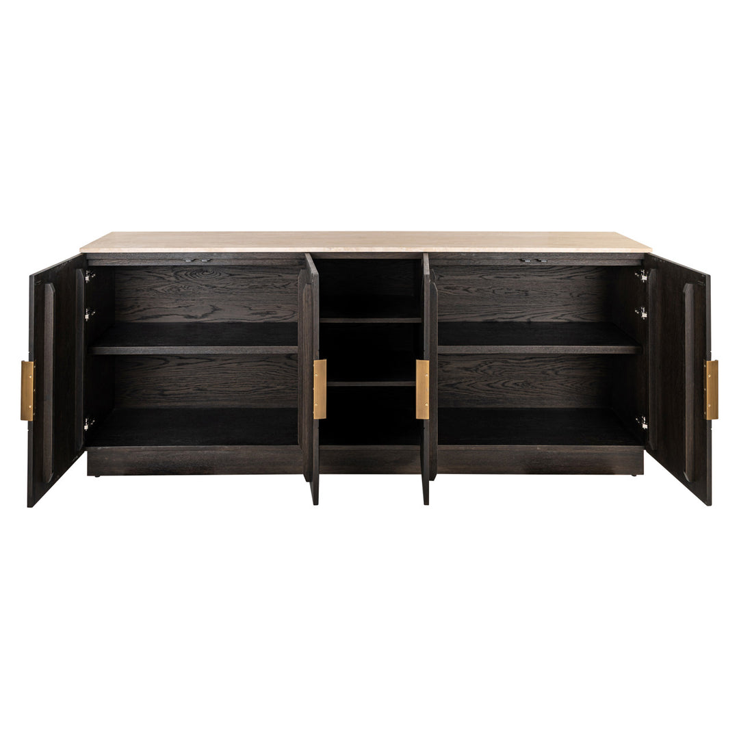 Richmond Dressoir Claremont Bruin 4-deurs 2-planken