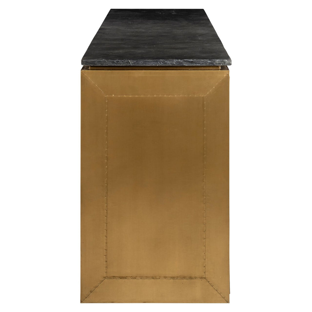 Finsbury black/gold sideboard