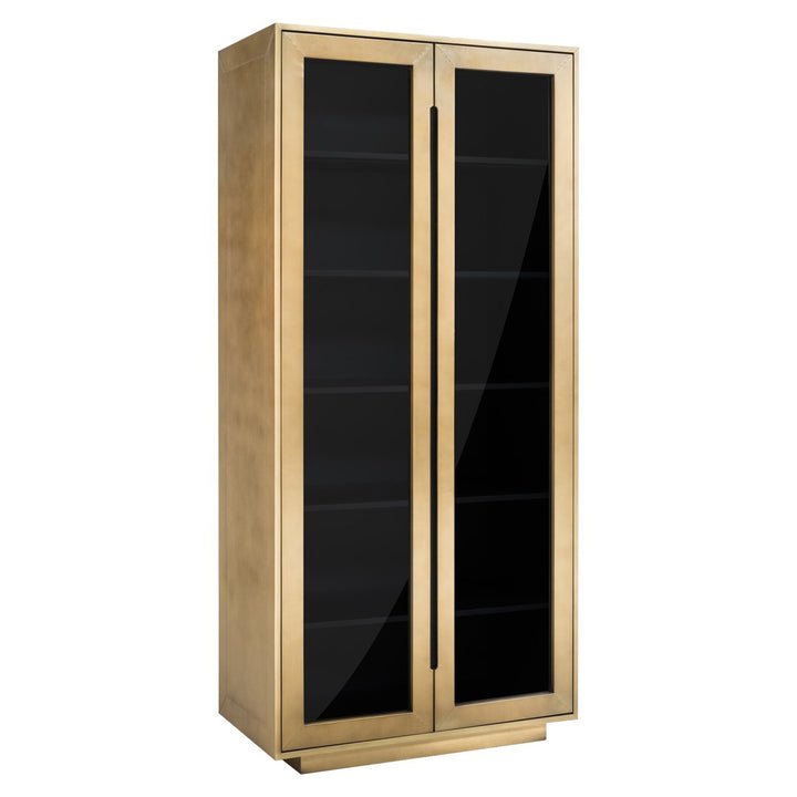 Finsbury black/gold storage cabinet