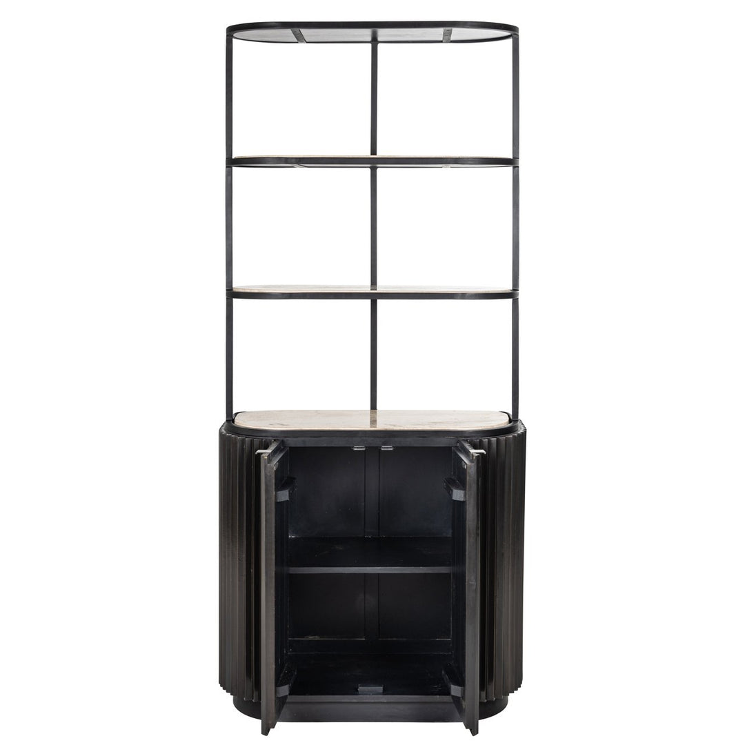 Storage cabinet Hampton dark brown