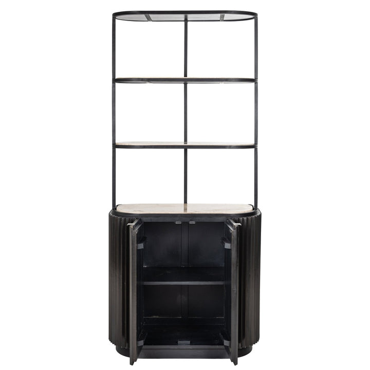 Storage cabinet Hampton dark brown