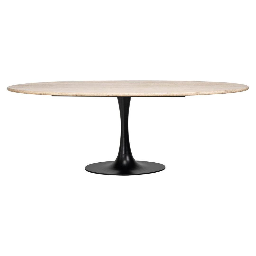 Dining table Hampton black oval 230