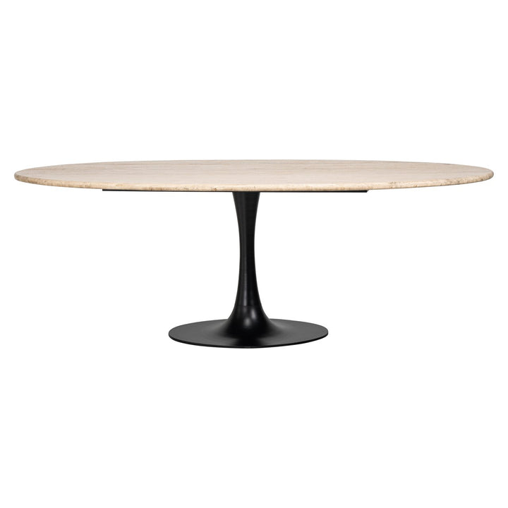 Dining table Hampton black oval 230