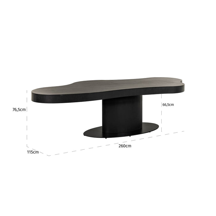 Dining table Bogor dark coffee 260