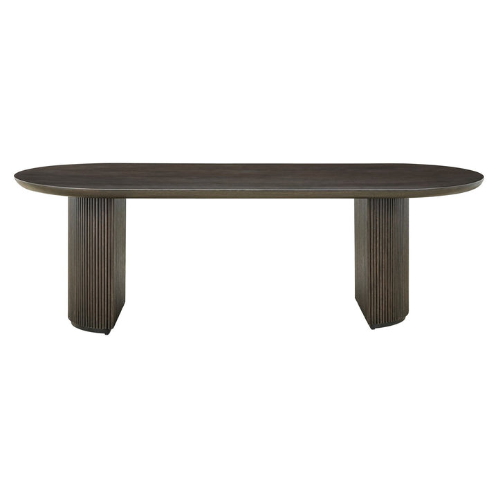 Dining table Kingston dark coffee 280