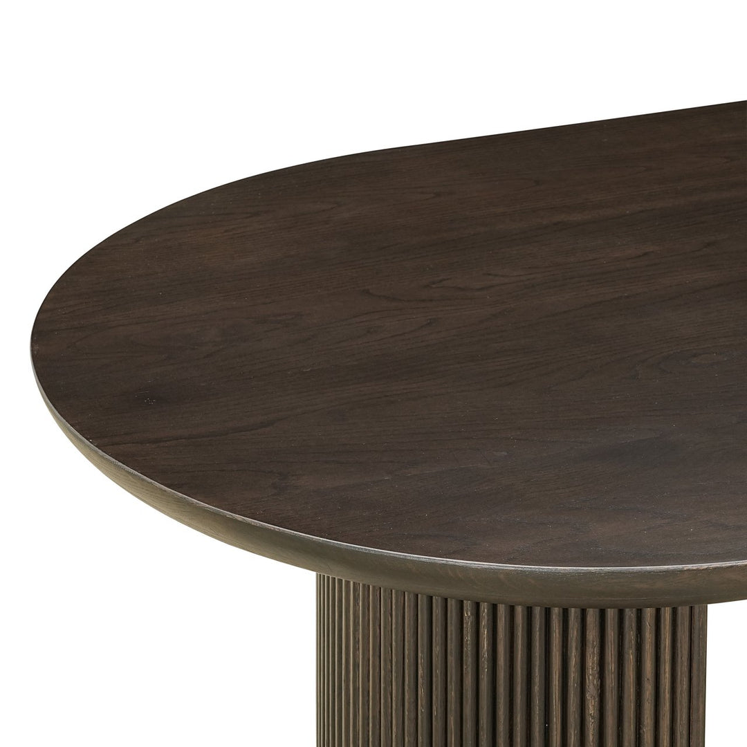 Dining table Kingston dark coffee 280