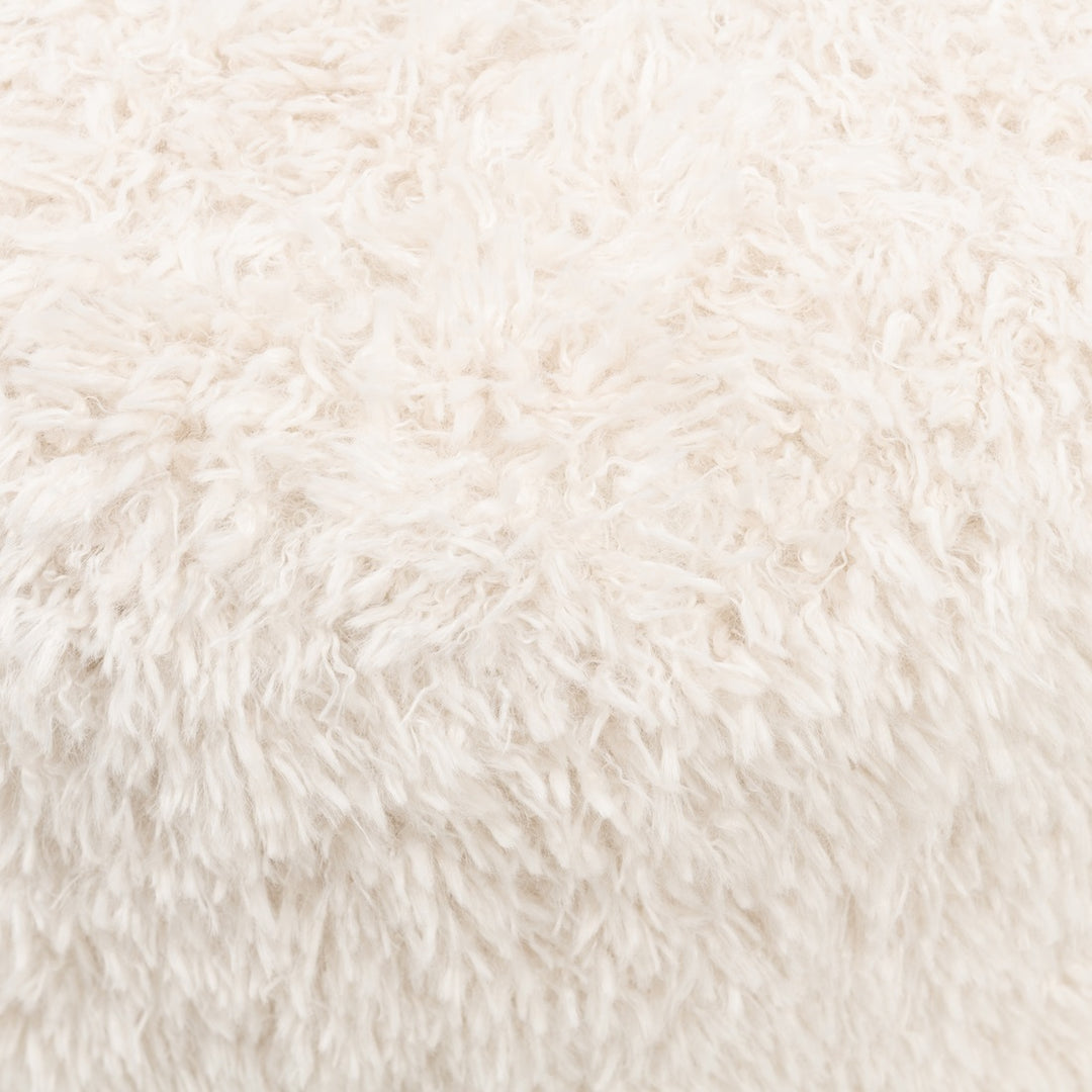 Bowery Footstool White Lion