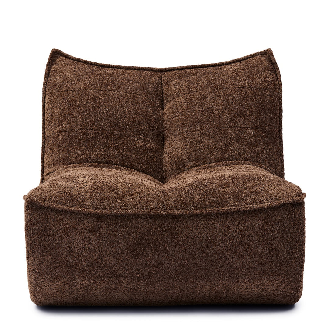 Accent Chair; Manhattan Weave Umber Brown
