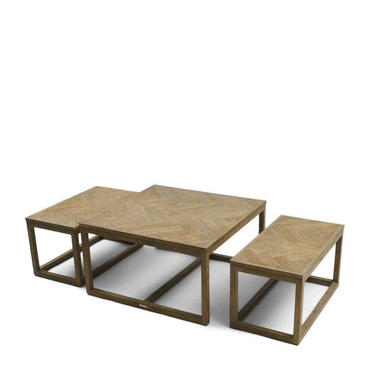 Rivièra Maison Harbour Island Couchtisch quadratisch S/3