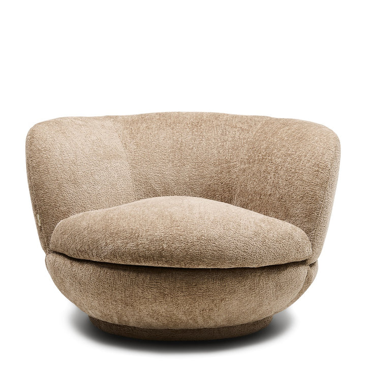 Rivièra Maison Credo Swivel Club Chair Mélange Weave Wheat