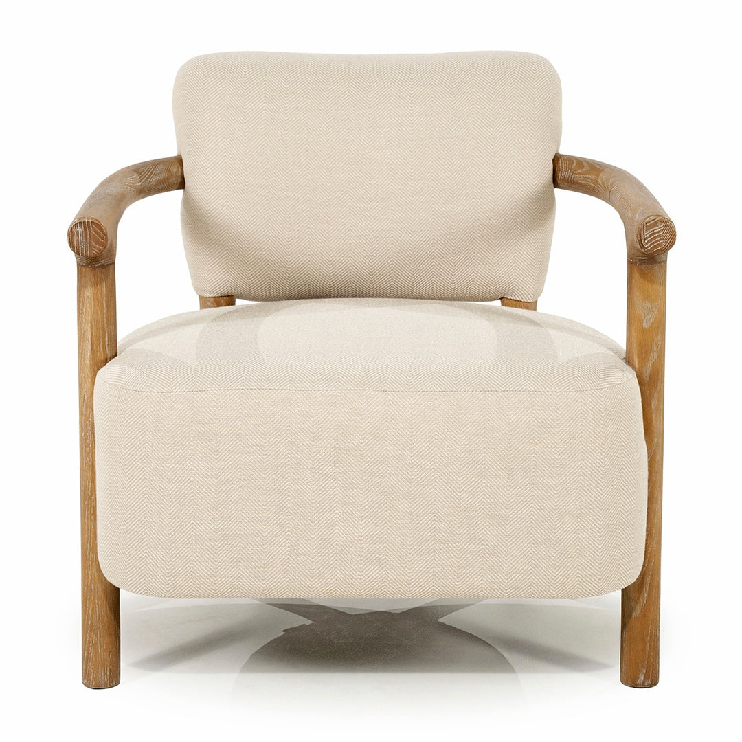 Rivièra Maison Glenn Armchair Herringbone Beige