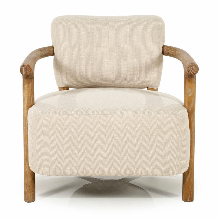 Rivièra Maison Glenn Armchair Herringbone Beige