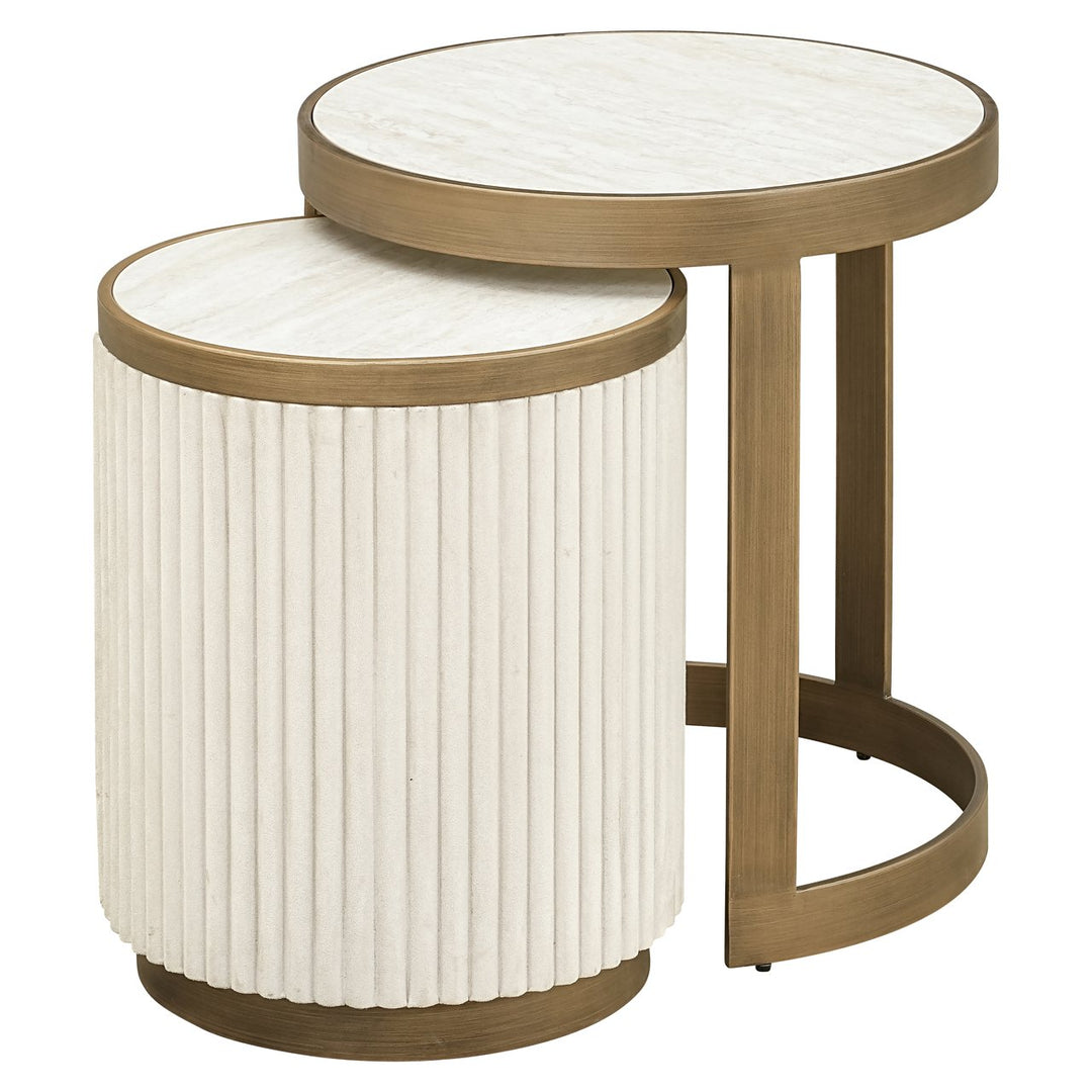 Side table Tivoli white (Set of 2)
