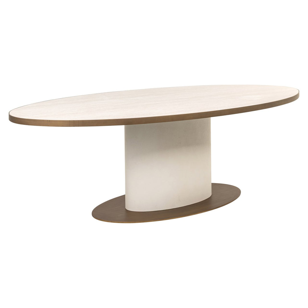 Esstisch Tivoli weiß oval 230