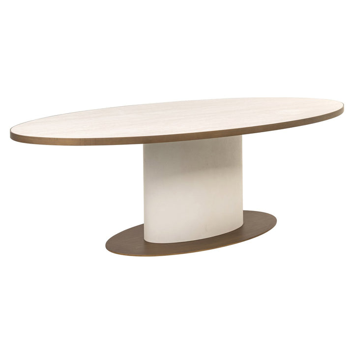Esstisch Tivoli weiß oval 230
