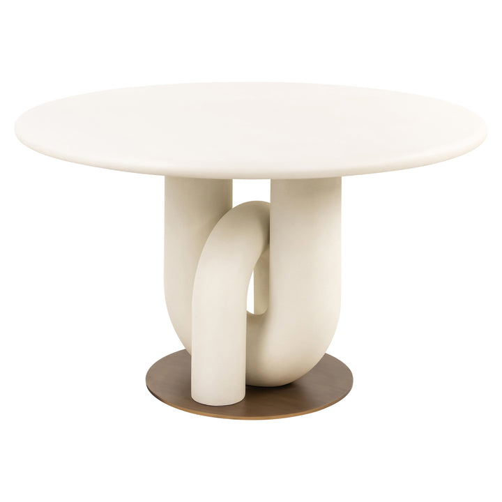 Richmond Eettafel Winslow Ø 135 cm, wit - productweergave | CéJor Wonen