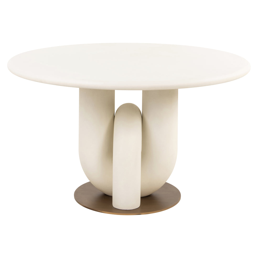 Richmond Eettafel Winslow Ø 135 cm, wit - productweergave | CéJor Wonen