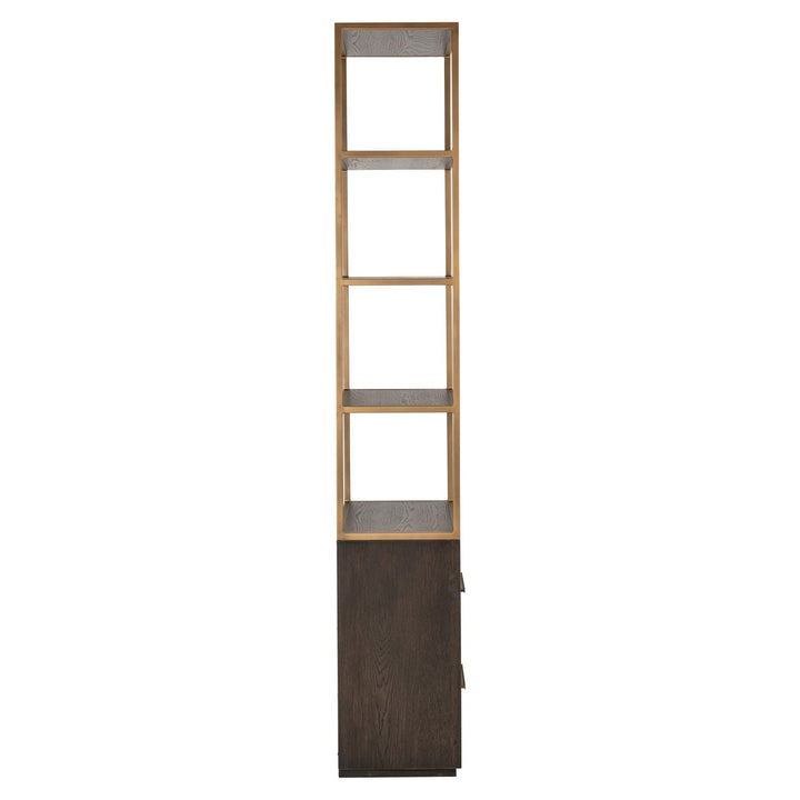 Carter brown small 2-drawer wall cabinet
