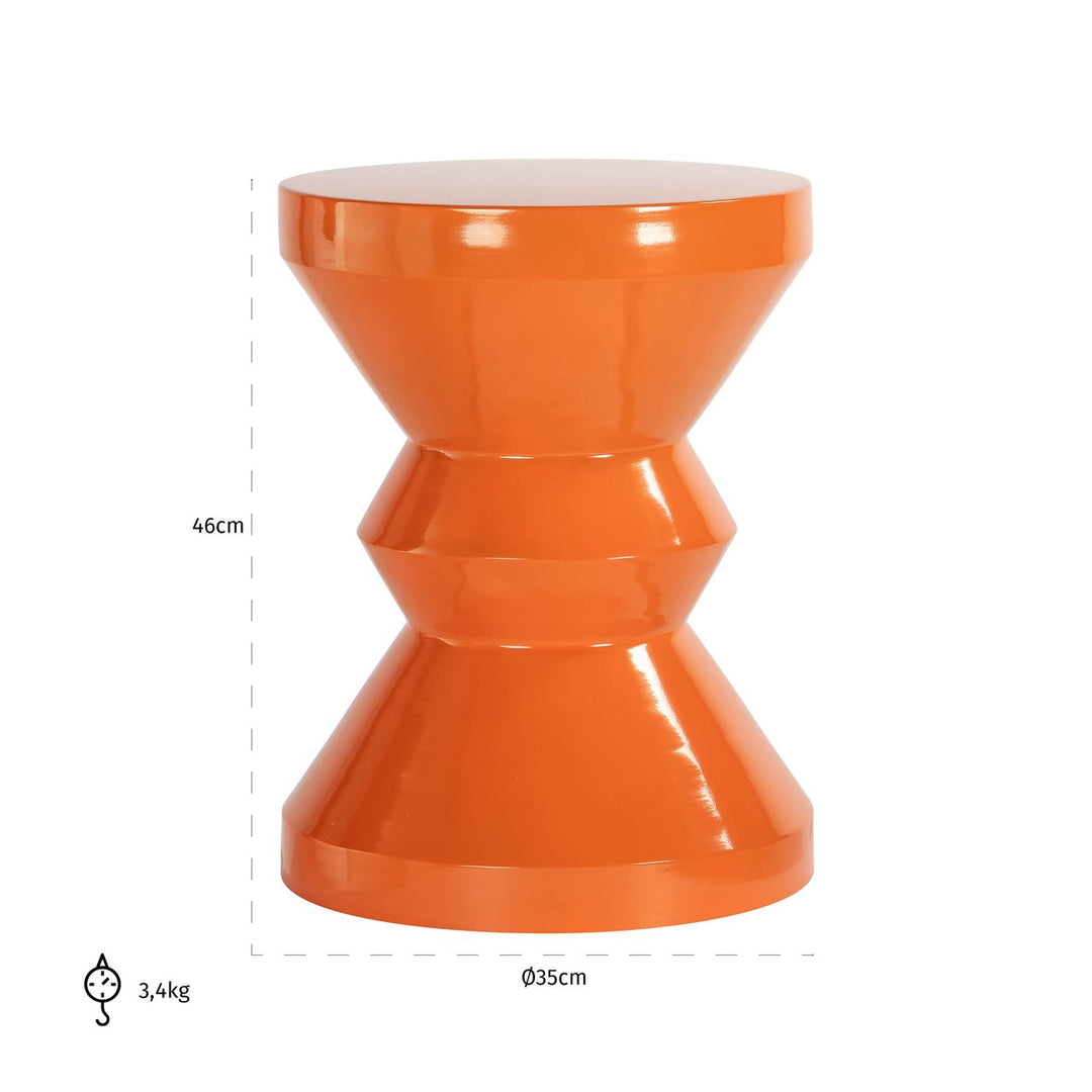 Side table Diablo orange 35Ø