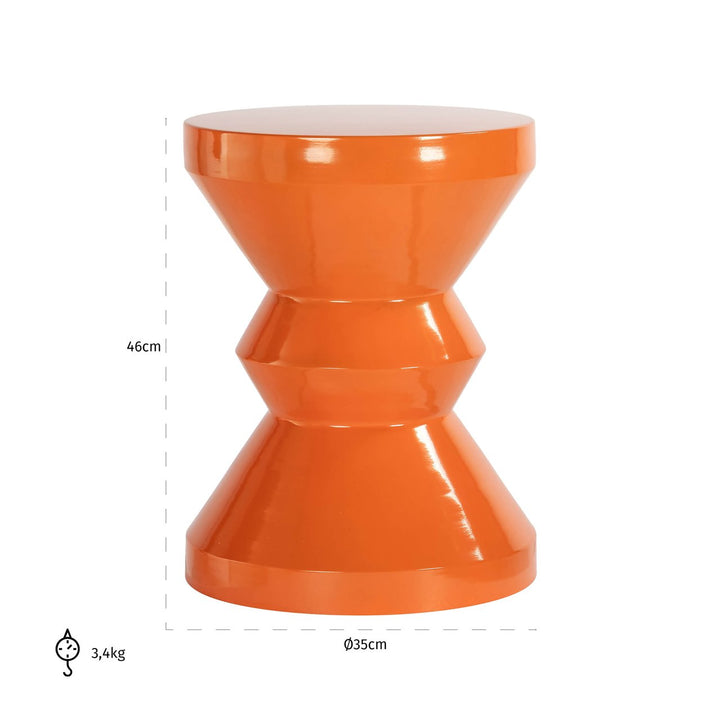 Side table Diablo orange 35Ø