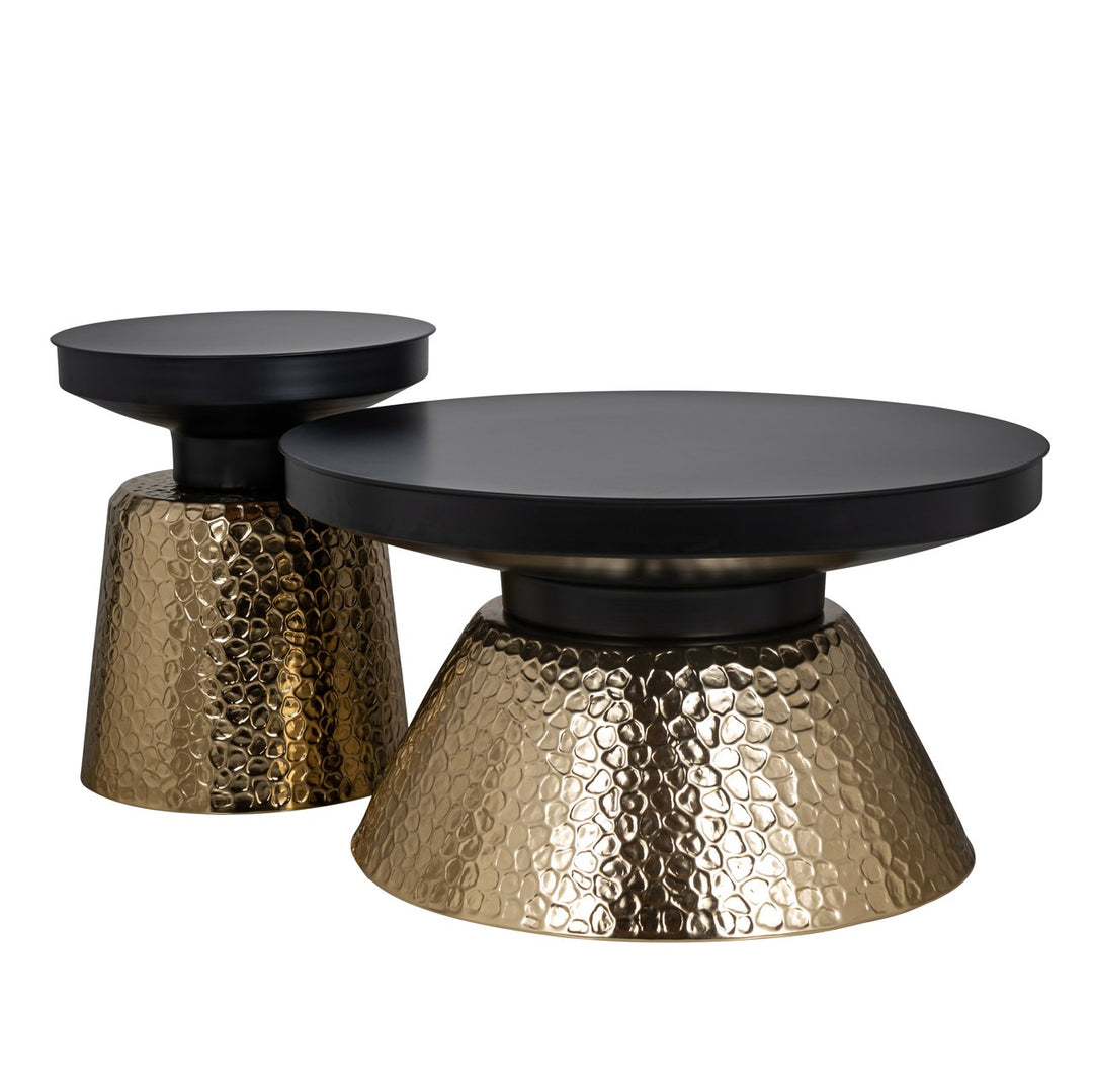 Side table Freddie black/gold