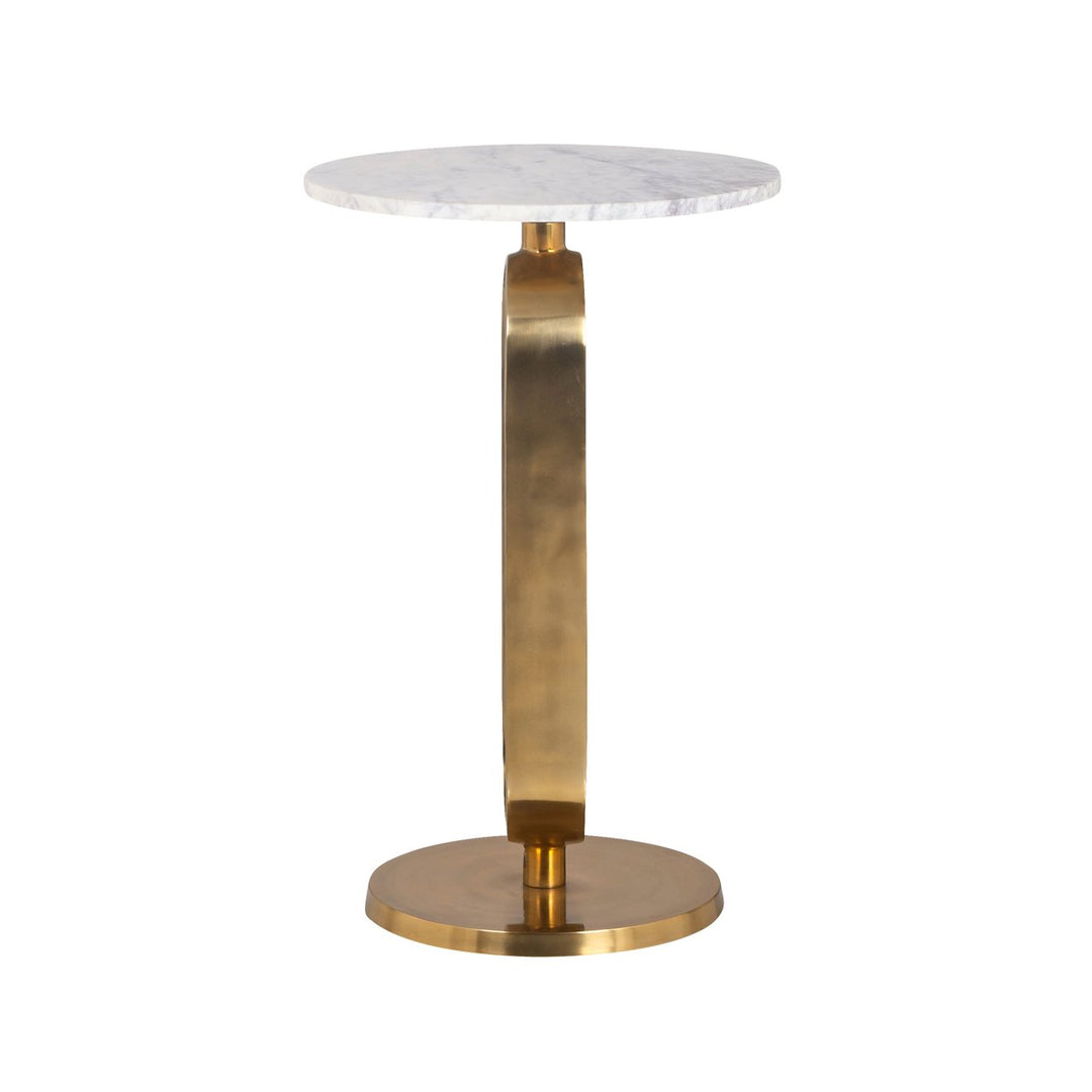 Celine side table brushed gold