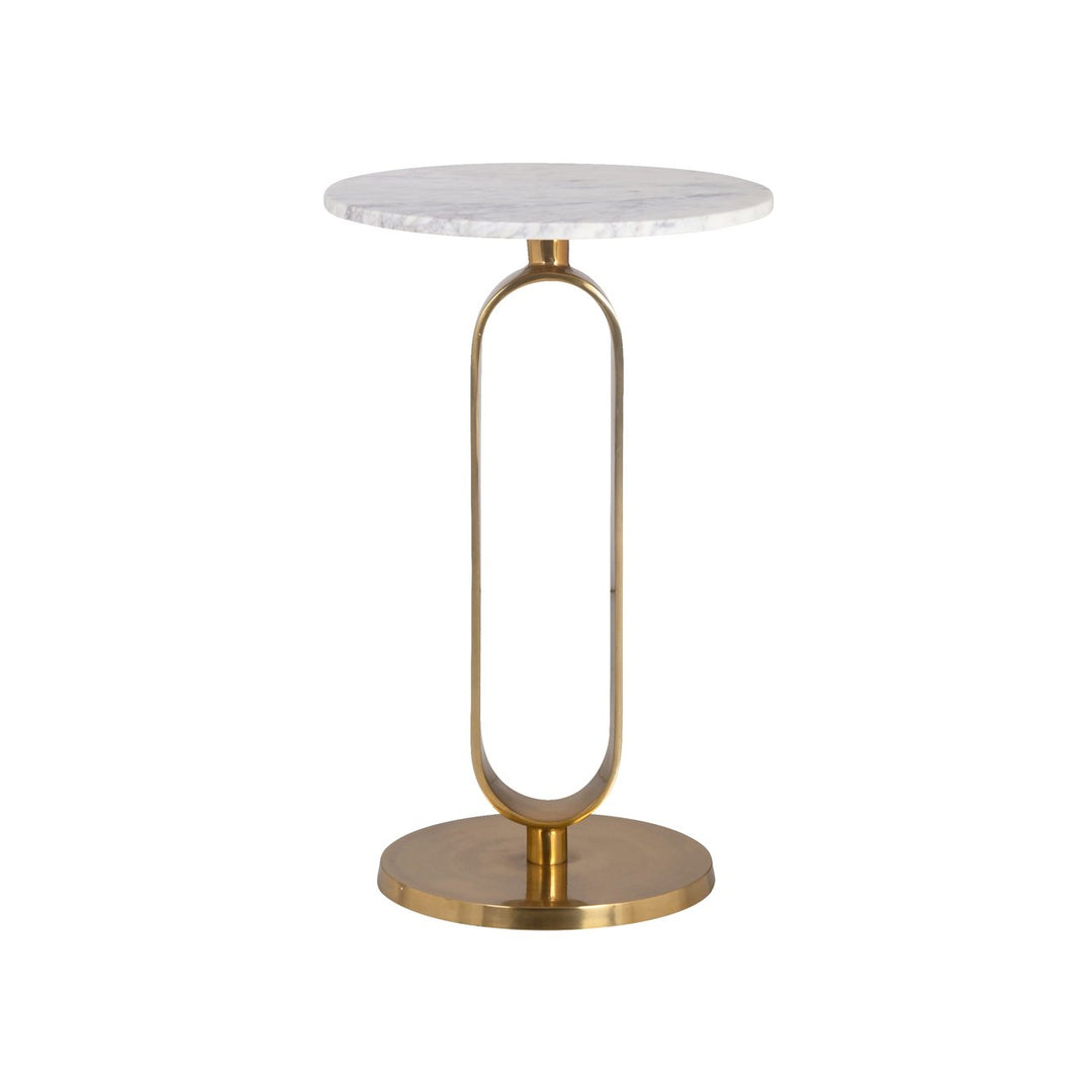 Celine side table brushed gold