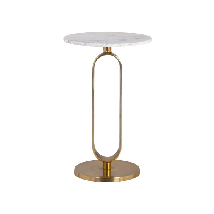 Celine side table brushed gold