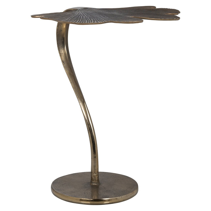 June side table brushed gold