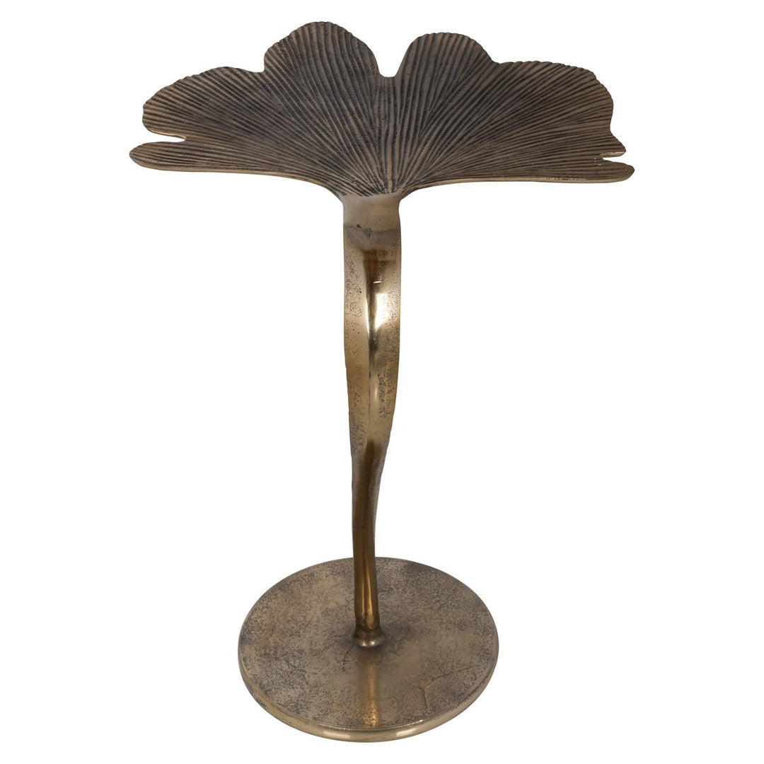June side table brushed gold
