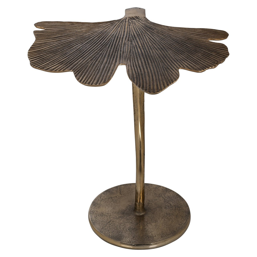 June side table brushed gold