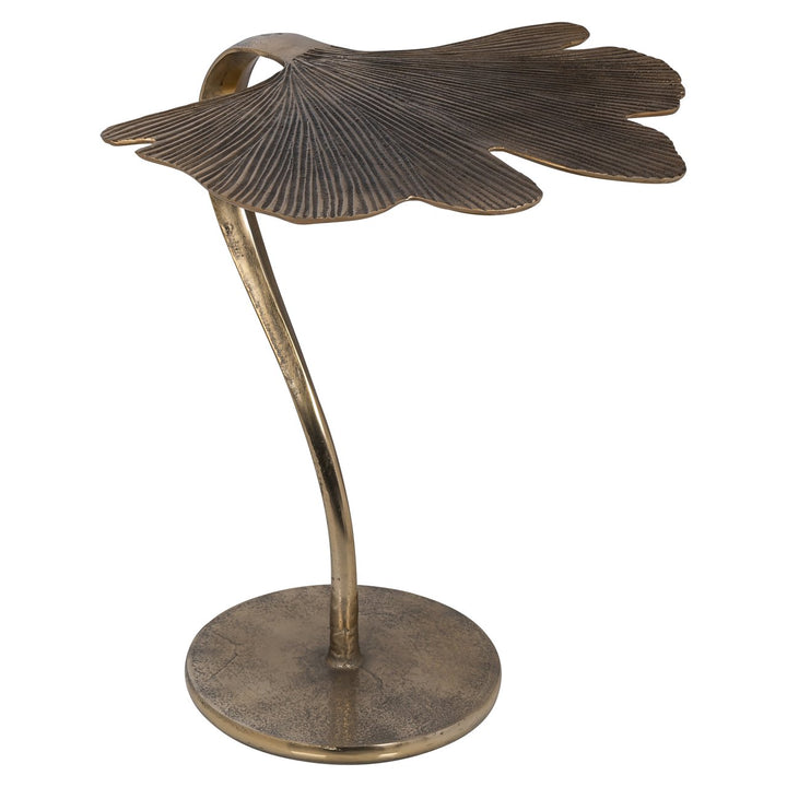June side table brushed gold