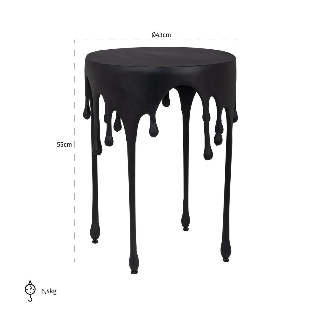 Side table Laila black