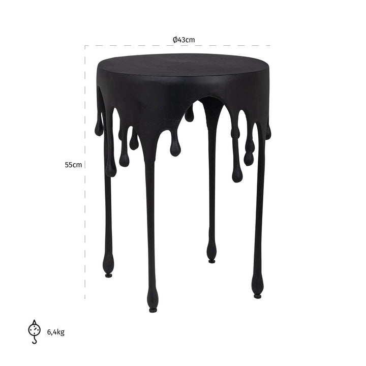 Side table Laila black
