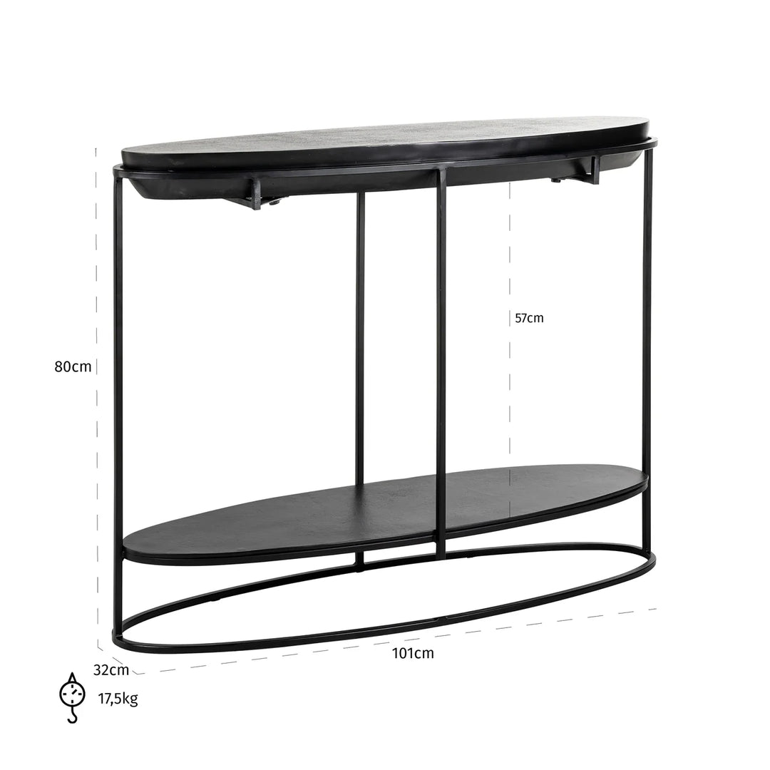 Konsole Calesta schwarz