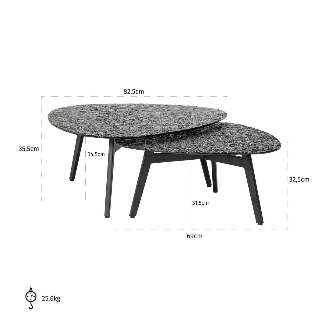 Salontafel Riley (Set of 2)
